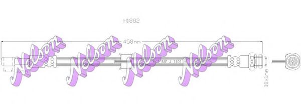 BROVEX-NELSON H1882 Тормозной шланг для HONDA (Хонда) BROVEX-NELSON H1882 Тормозной шланг для HONDA (Хонда)