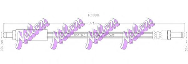 BROVEX-NELSON H3388 Тормозной шланг для FORD (Форд) BROVEX-NELSON H3388 Тормозной шланг для FORD (Форд)