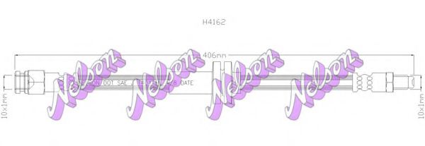 BROVEX-NELSON H4162 Тормозной шланг для FIAT CROMA (Фиат Cрома) BROVEX-NELSON H4162 Тормозной шланг для FIAT CROMA (Фиат Cрома)