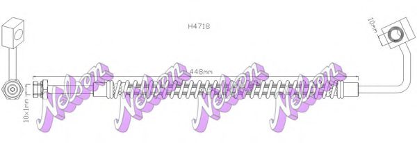 BROVEX-NELSON H4718 Тормозной шланг для KIA SPORTAGE (Киа Спортейдж) BROVEX-NELSON H4718 Тормозной шланг для KIA SPORTAGE (Киа Спортейдж)