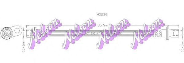 BROVEX-NELSON H5230 Тормозной шланг для TOYOTA (Тойота/тоета) BROVEX-NELSON H5230 Тормозной шланг для TOYOTA (Тойота/тоета)