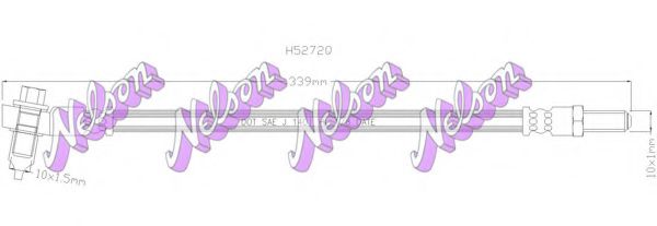 BROVEX-NELSON H5272Q Тормозной шланг для JAGUAR VANDEN PLAS (Ягуар Vандэн плас) BROVEX-NELSON H5272Q Тормозной шланг для JAGUAR VANDEN PLAS (Ягуар Vандэн плас)