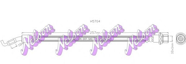 BROVEX-NELSON H5704 Тормозной шланг для TOYOTA (Тойота/тоета) BROVEX-NELSON H5704 Тормозной шланг для TOYOTA (Тойота/тоета)