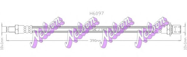 BROVEX-NELSON H6097 Тормозной шланг для LEXUS (Лексус) BROVEX-NELSON H6097 Тормозной шланг для LEXUS (Лексус)