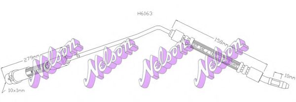 BROVEX-NELSON H6163 Тормозной шланг для BMW (Бмв) BROVEX-NELSON H6163 Тормозной шланг для BMW (Бмв)