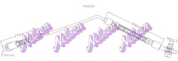 BROVEX-NELSON H6163Q Тормозной шланг для BMW (Бмв) BROVEX-NELSON H6163Q Тормозной шланг для BMW (Бмв)