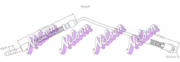 BROVEX-NELSON H6164 Тормозной шланг для BMW (Бмв) BROVEX-NELSON H6164 Тормозной шланг для BMW (Бмв)
