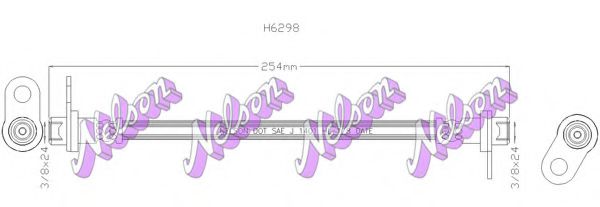 BROVEX-NELSON H6298 Тормозной шланг для JEEP PATRIOT (Джип Патриот) BROVEX-NELSON H6298 Тормозной шланг для JEEP PATRIOT (Джип Патриот)