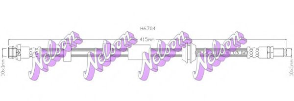BROVEX-NELSON H6704 Тормозной шланг для FORD (Форд) BROVEX-NELSON H6704 Тормозной шланг для FORD (Форд)