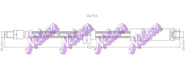 BROVEX-NELSON H6794 Тормозной шланг для FORD (Форд) BROVEX-NELSON H6794 Тормозной шланг для FORD (Форд)