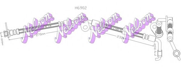 BROVEX-NELSON H6902 Тормозной шланг для MAZDA MIATA III (Мазда Миата 3) BROVEX-NELSON H6902 Тормозной шланг для MAZDA MIATA III (Мазда Миата 3)