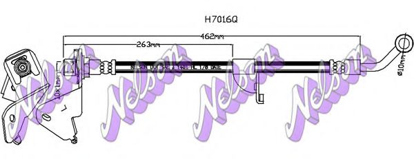 BROVEX-NELSON H7016Q Тормозной шланг для CHEVROLET CAPTIVA (Шевроле Каптива) BROVEX-NELSON H7016Q Тормозной шланг для CHEVROLET CAPTIVA (Шевроле Каптива)