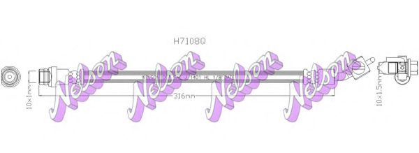BROVEX-NELSON H7108Q Тормозной шланг для FORD (Форд) BROVEX-NELSON H7108Q Тормозной шланг для FORD (Форд)