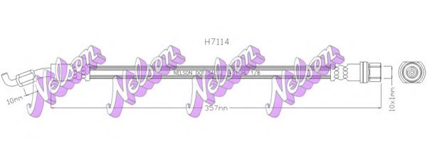 BROVEX-NELSON H7114 Тормозной шланг для LEXUS (Лексус) BROVEX-NELSON H7114 Тормозной шланг для LEXUS (Лексус)