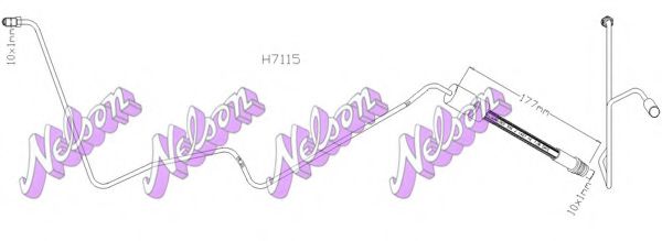BROVEX-NELSON H7115 Тормозной шланг для FORD (Форд) BROVEX-NELSON H7115 Тормозной шланг для FORD (Форд)
