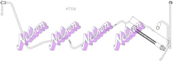 BROVEX-NELSON H7116 Тормозной шланг для FORD (Форд) BROVEX-NELSON H7116 Тормозной шланг для FORD (Форд)