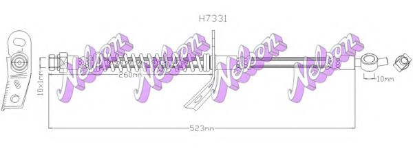 BROVEX-NELSON H7331 Тормозной шланг для HYUNDAI AVANTE (Хендай Аvантэ) BROVEX-NELSON H7331 Тормозной шланг для HYUNDAI AVANTE (Хендай Аvантэ)