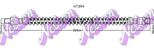 BROVEX-NELSON H7394 Тормозной шланг для KIA OPIRUS (Киа Опирус) BROVEX-NELSON H7394 Тормозной шланг для KIA OPIRUS (Киа Опирус)