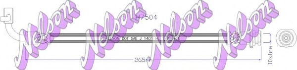 BROVEX-NELSON H7504 Тормозной шланг для INFINITI M35 (Инфинити М35)