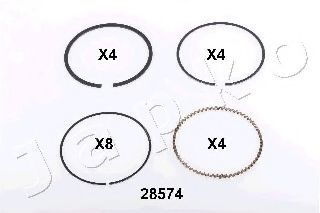 JAPKO 428574J Поршневое кольцо для TOYOTA COROLLA FX (Тойота/тоета Cоролла инфинити фх) JAPKO 428574J Поршневое кольцо для TOYOTA COROLLA FX (Тойота/тоета Cоролла инфинити фх)