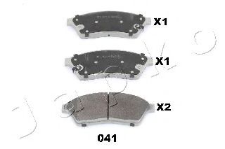 JAPKO 50041 Тормозные колодки для CADILLAC SRX (Кадилак Срх) JAPKO 50041 Тормозные колодки для CADILLAC SRX (Кадилак Срх)