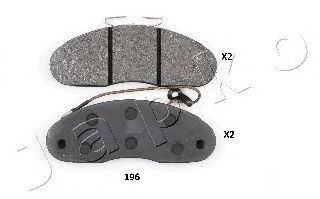 JAPKO 50196 Тормозные колодки для NISSAN ATLEON (Ниссан Атлеон) JAPKO 50196 Тормозные колодки для NISSAN ATLEON (Ниссан Атлеон)