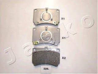 JAPKO 50326 Тормозные колодки для MAZDA 323 III (Мазда 323 3) JAPKO 50326 Тормозные колодки для MAZDA 323 III (Мазда 323 3)