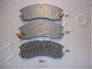 JAPKO 50331 Тормозные колодки для MAZDA 626 III (Мазда 626 3) JAPKO 50331 Тормозные колодки для MAZDA 626 III (Мазда 626 3)