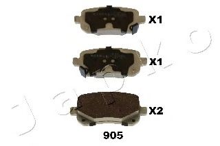 JAPKO 51905 Тормозные колодки для DODGE JOURNEY (Додж Жоурнэъ) JAPKO 51905 Тормозные колодки для DODGE JOURNEY (Додж Жоурнэъ)