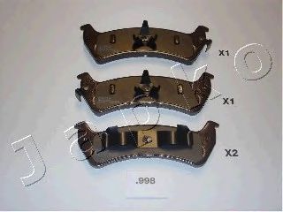 JAPKO 51998 Тормозные колодки для JEEP CHEROKEE (Джип Чироки) JAPKO 51998 Тормозные колодки для JEEP CHEROKEE (Джип Чироки)