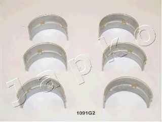 JAPKO 61091G2 Комплект подшипников коленчатого вала 