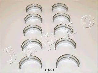 JAPKO 61134G2 Комплект подшипников коленчатого вала 