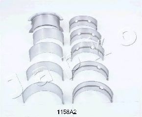 JAPKO 61158A2 Комплект подшипников коленчатого вала<br >12 1986 