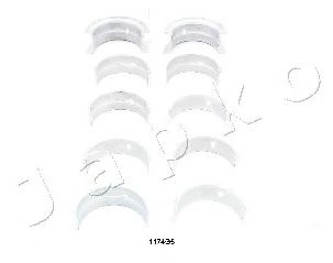 JAPKO 61174G5 Комплект подшипников коленчатого вала 