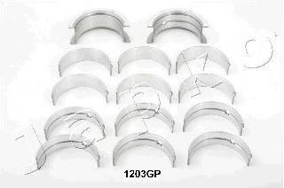 JAPKO 61203GP Комплект подшипников коленчатого вала 