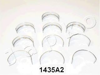 JAPKO 61435A2 Комплект подшипников коленчатого вала 