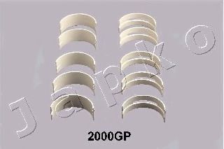 JAPKO 62000GP Комплект подшипников коленчатого вала 