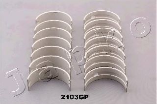 JAPKO 62103GP Комплект подшипников коленчатого вала 