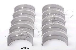 JAPKO 62206G2 Комплект подшипников коленчатого вала 