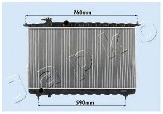 JAPKO RDA283095 Радиатор, охлаждение двигателя для HYUNDAI (Хендай) JAPKO RDA283095 Радиатор, охлаждение двигателя для HYUNDAI (Хендай)