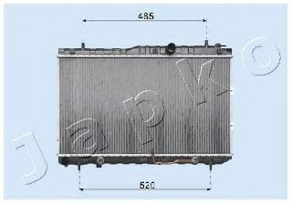 JAPKO RDA333034 Радиатор, охлаждение двигателя 