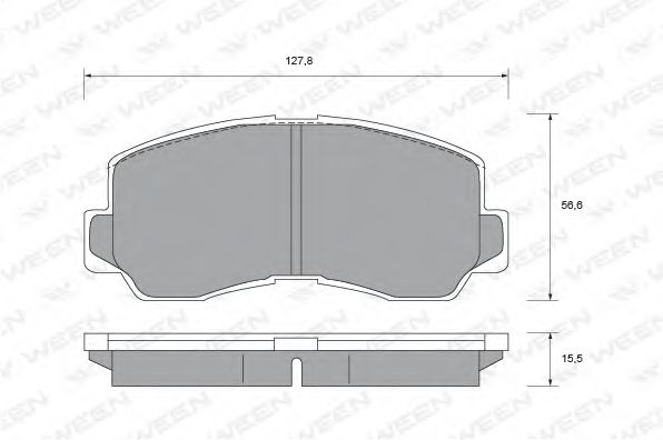 WEEN 151-1434 Тормозные колодки для MITSUBISHI MONTERO (Митсубиши/митсубиси Монтэро) WEEN 151-1434 Тормозные колодки для MITSUBISHI MONTERO (Митсубиши/митсубиси Монтэро)