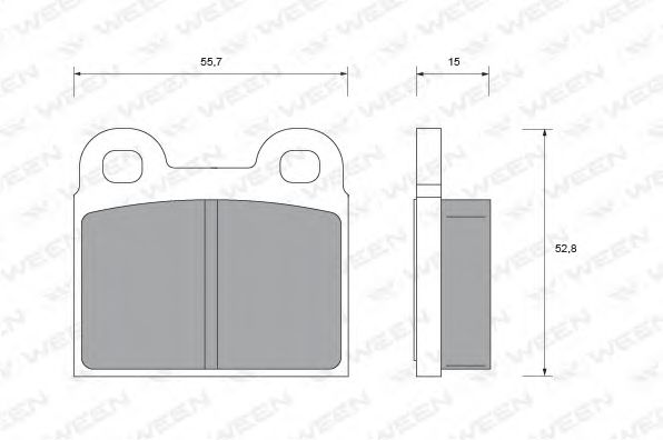 WEEN 151-1571 Тормозные колодки для VOLKSWAGEN (Фольксваген) WEEN 151-1571 Тормозные колодки для VOLKSWAGEN (Фольксваген)