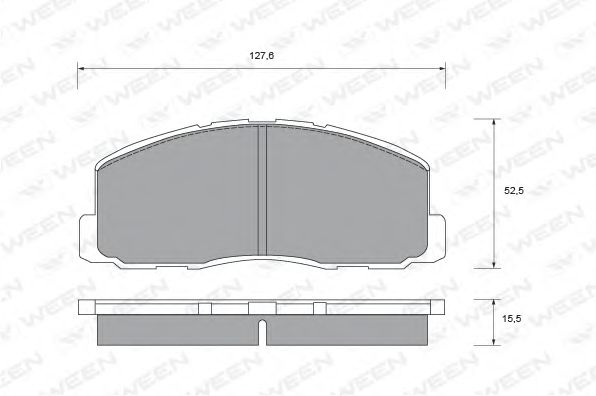 WEEN 151-2373 Тормозные колодки для MITSUBISHI MIRAGE (Митсубиши/митсубиси Мирагэ) WEEN 151-2373 Тормозные колодки для MITSUBISHI MIRAGE (Митсубиши/митсубиси Мирагэ)
