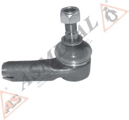 ASMETAL 17AU04 Наконечник поперечной рулевой тяги 