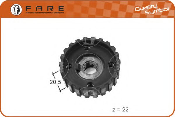 FARE SA 10569 Шестерня, коленчатый вал для VOLKSWAGEN CARIBE I (Фольксваген Cарибэ и) FARE SA 10569 Шестерня, коленчатый вал для VOLKSWAGEN CARIBE I (Фольксваген Cарибэ и)