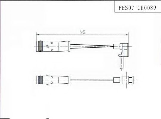 FI.BA FES07 Сигнализатор, износ тормозных колодок для MERCEDES-BENZ GLK-CLASS (Мэрcэдэс-бэнз Глк-cласс) FI.BA FES07 Сигнализатор, износ тормозных колодок для MERCEDES-BENZ GLK-CLASS (Мэрcэдэс-бэнз Глк-cласс)