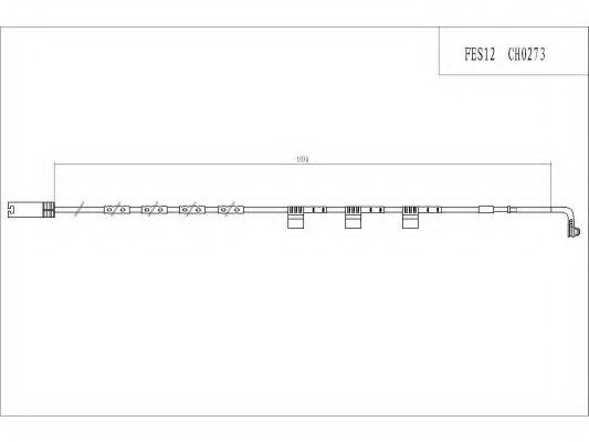 FI.BA FES12 Сигнализатор, износ тормозных колодок для MINI (Мини) FI.BA FES12 Сигнализатор, износ тормозных колодок для MINI (Мини)