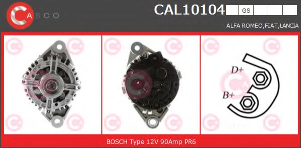 CASCO CAL10104GS Генератор 