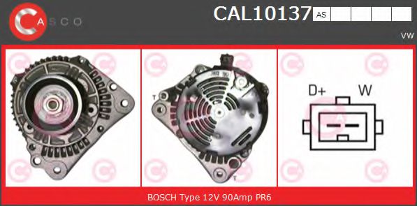 CASCO CAL10137AS Генератор для VOLKSWAGEN T4 CARAVELLE (Фольксваген Т4 cараvэллэ) CASCO CAL10137AS Генератор для VOLKSWAGEN T4 CARAVELLE (Фольксваген Т4 cараvэллэ)